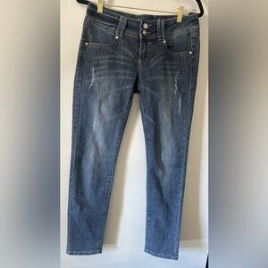 Denim Blue Women's Skinny Jeans size 7 juniors